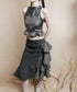 Back Tiered Skirt
